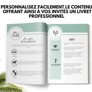 AIRBNB Livret daccueil en français, 16 pages A4, Template Canva, Airbnb Template, Welcome Book Français, Airbnb Français image 7