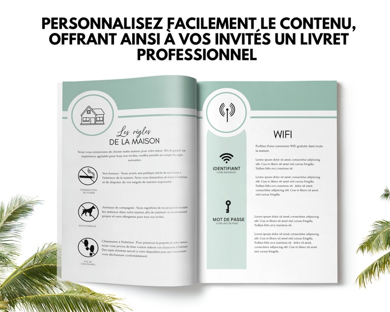 AIRBNB Livret daccueil en français, 16 pages A4, Template Canva, Airbnb Template, Welcome Book Français, Airbnb Français image 7