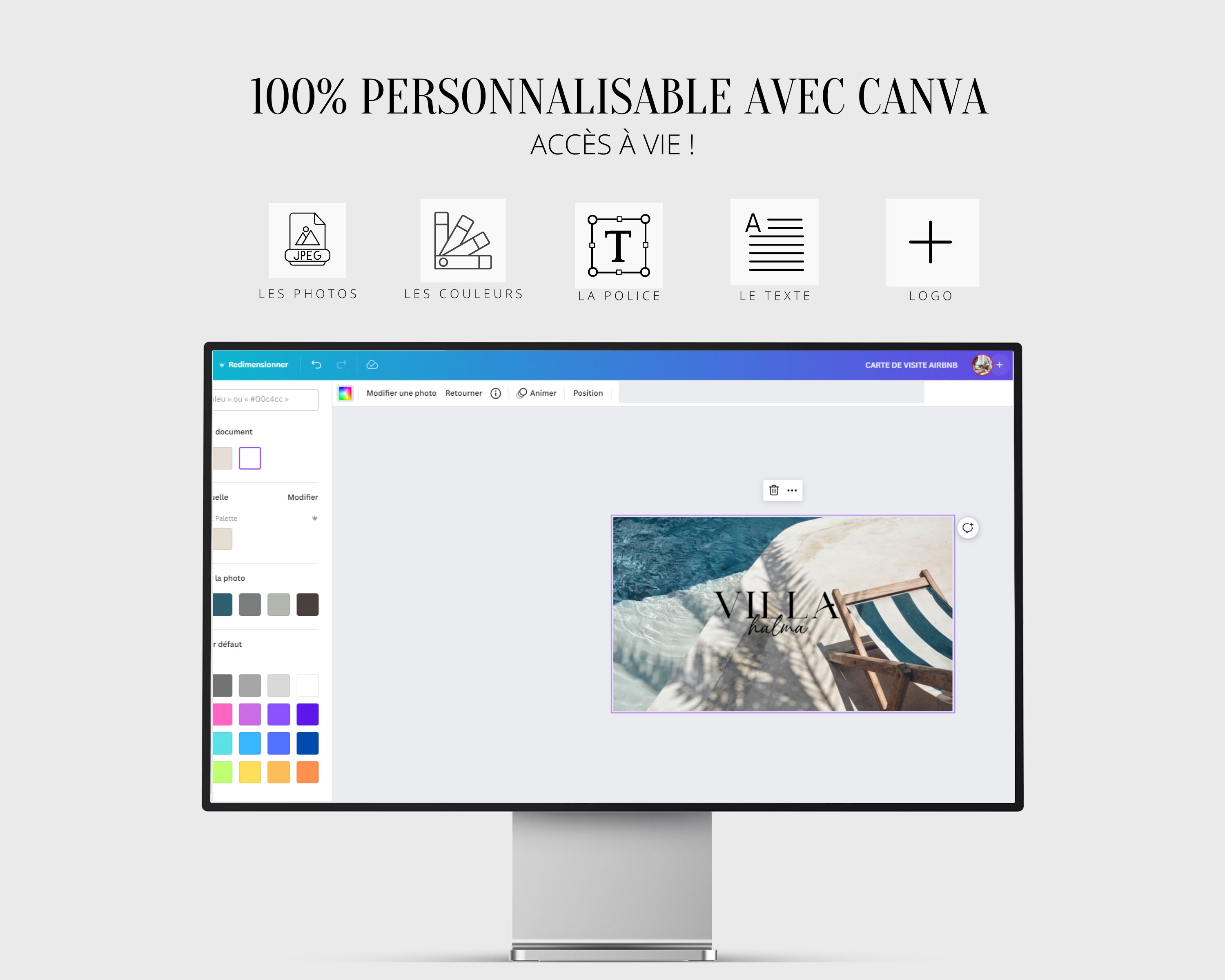 Carte De Visite Airbnb Avec QR Code Template Canva Location Etsy Australia