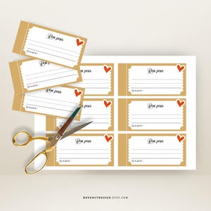 Libro de Vales para Imprimir - Idea de Regalo Original, Vales para Ofrecer, Personalizable | Descarga instantánea