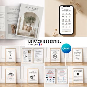Airbnb Essential Pack Välkomsthäfte – Canva-mall för semesterbostäder