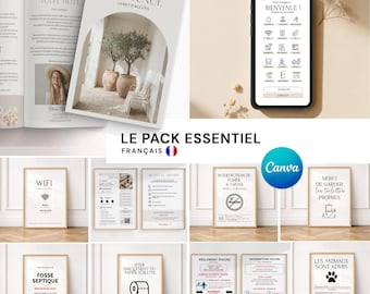 Airbnb Essential Pack Welcome Booklet – Canva Template for Vacation Rentals