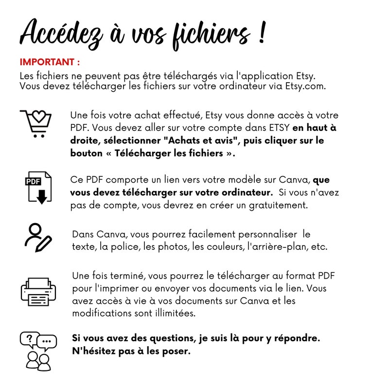 Affiche d'Accueil Airbnb en Français Template Canva pour Location Saisonnière image 7