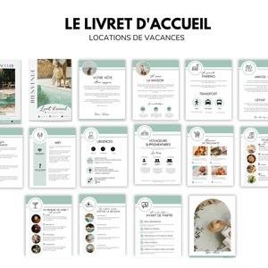 AIRBNB Livret daccueil en français, 16 pages A4, Template Canva, Airbnb Template, Welcome Book Français, Airbnb Français image 3