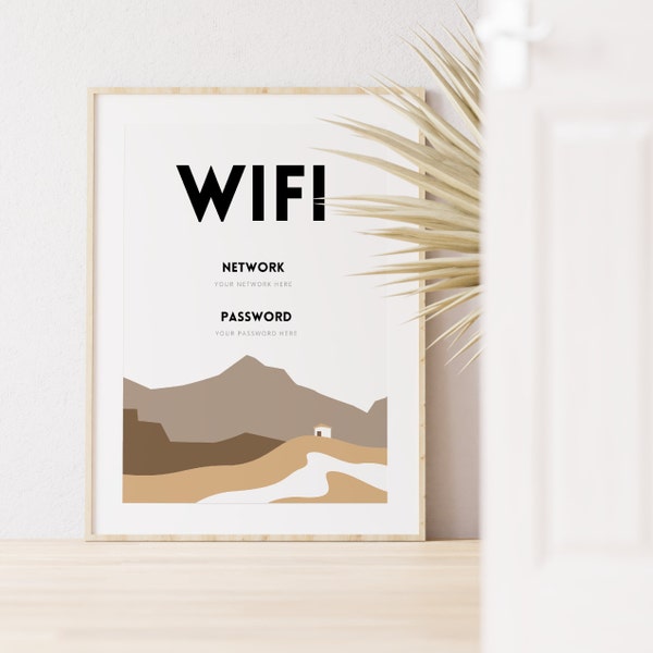 Wifi Printable - Etsy