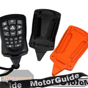 Cubierta trasera para control remoto Motorguide Xi3 y Xi5 con punto de sujeción resistente para cordón