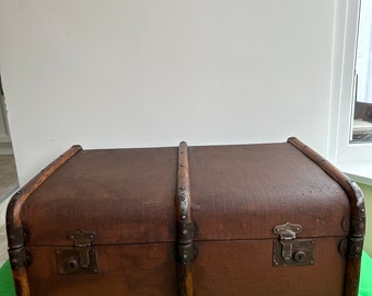 Vintage steamer trunk