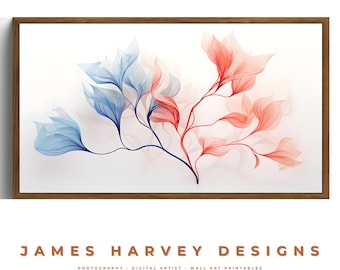 Frame TV Art |  Fine Art Style Flowers | Samsung TV  Art | Wall Art | Digital Download  | Flat Screen TV Art | Printable Art