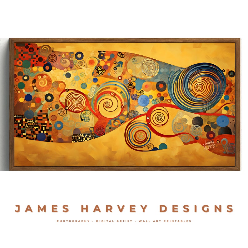 Frame TV Art Samsung TV Art Wall Art Digital Download Flat Screen TV