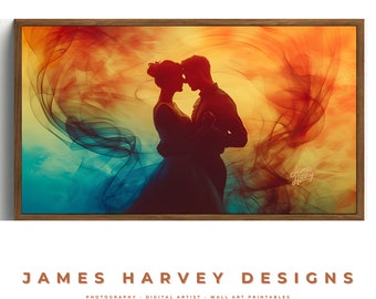 Frame TV Art | Romantic Couple Dancing | Samsung TV  Art | Wall Art | Digital Download  | Flat Screen TV Art | Printable Art