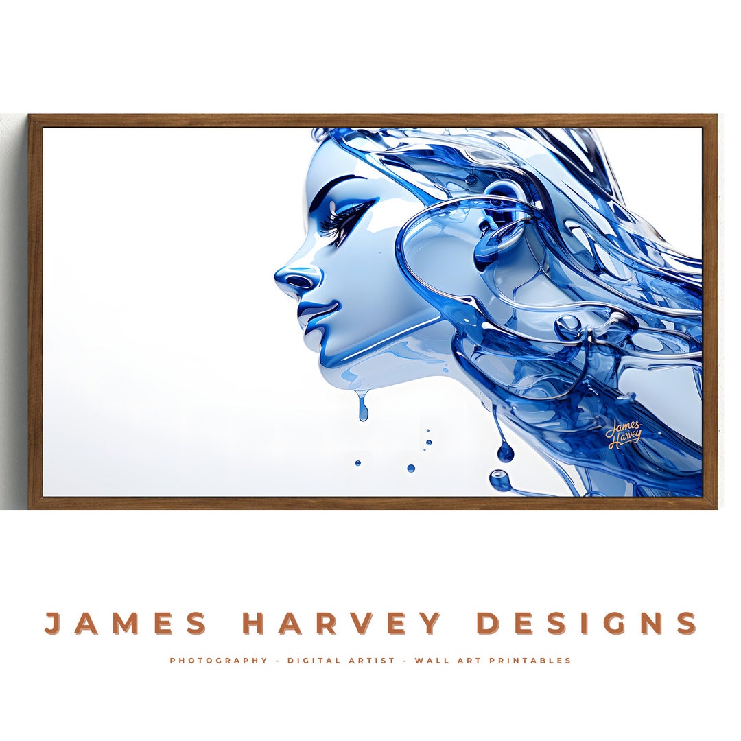 Frame TV Art Samsung TV Art Wall Art Digital Download Flat Screen TV