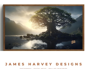 Frame TV Art |  Magical Tree | Samsung TV  Art | Wall Art | Digital Download  | Flat Screen TV Art | Printable Art