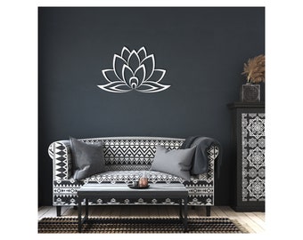 Lotus Metal Wall Art, Lotus Flower Wall Art, Metal Lotus Decoration, Metal Lotus Sign, Lotus Flower Metal Wall Decor, Metal Lotus Design