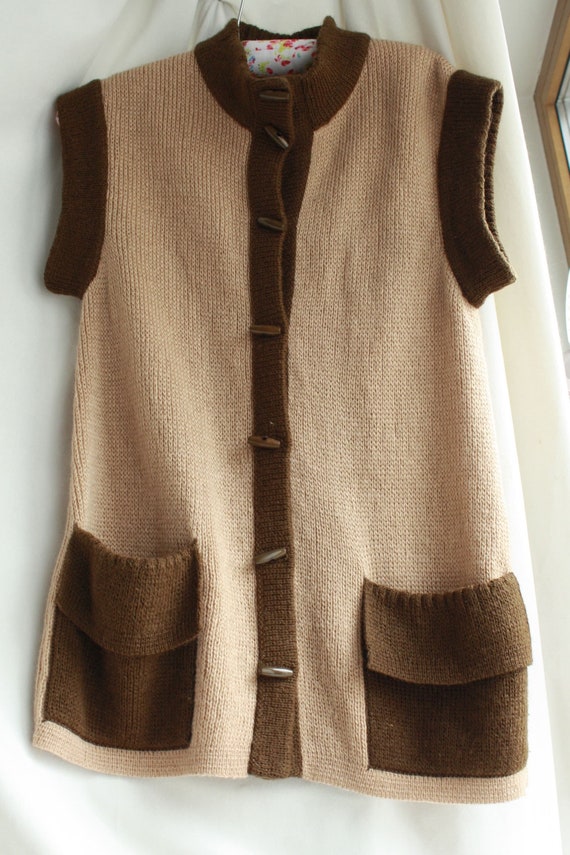 Yves Saint Laurent knitted vest, vintage clothes,… - image 9