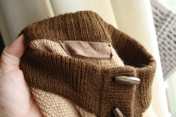 Yves Saint Laurent knitted vest, vintage clothes,… - image 10