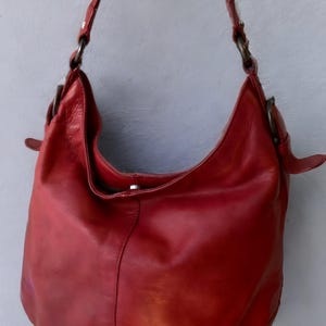 Sac Bandoulière Danier En Cuir Noir - Femme - Style Vintage, Taille Medium