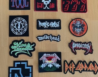 Patch Sticker Aufnäher Punk Metal Rock Band Death Black Trash 11