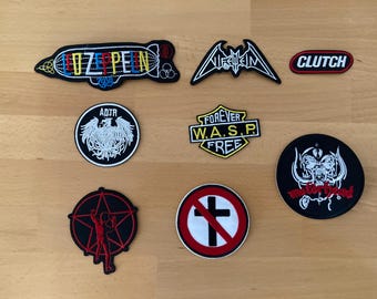 Patch Sticker Aufnäher Punk Metal Rock Band Death Black Trash 3