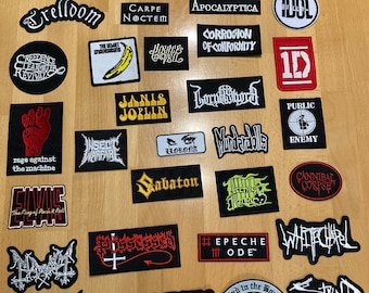 Patch Sticker Aufnäher Punk Metal Rock Band Death Black Trash 4