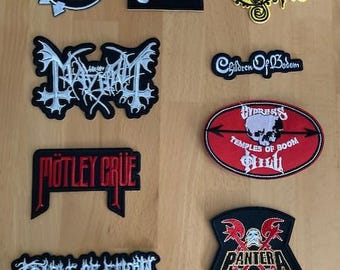 Patch Sticker Aufnäher Punk Metal Rock Band Death Black Trash 10