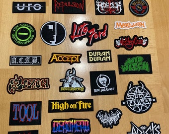 Patch Sticker Aufnäher Punk Metal Rock Band Death Black Trash 1
