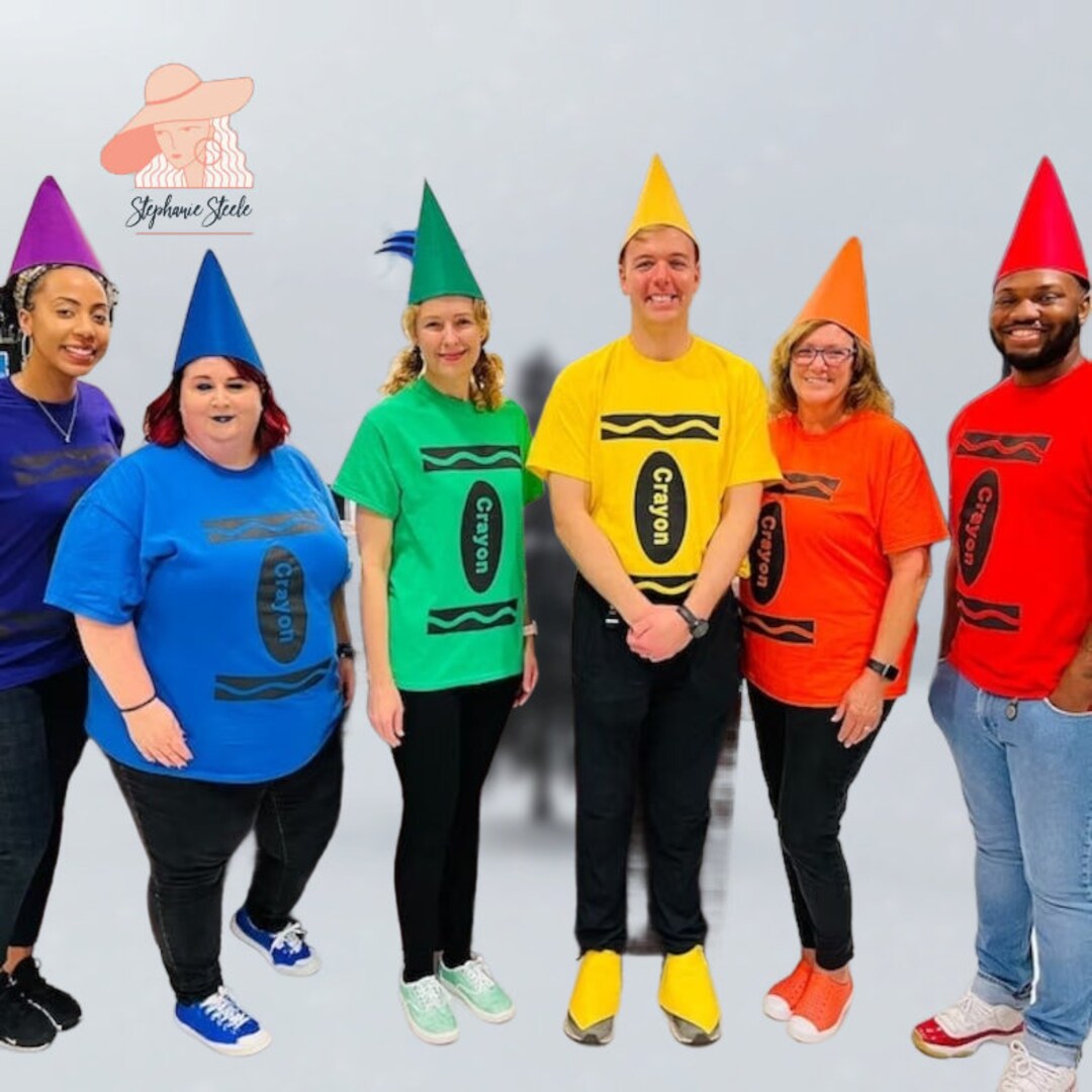 Group Crayon Halloween Costume for Family Shirt Crayon Etsy Canada