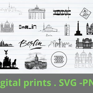 Berlin Svg Cut File| SVG |png|Commercial & Personal Use | Instant download design for cricut or silhouette