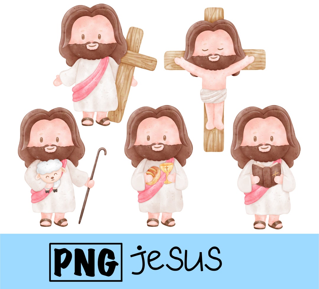Jesus Clipart God Png Jesus Sticker Watercolor Christianity Christian ...