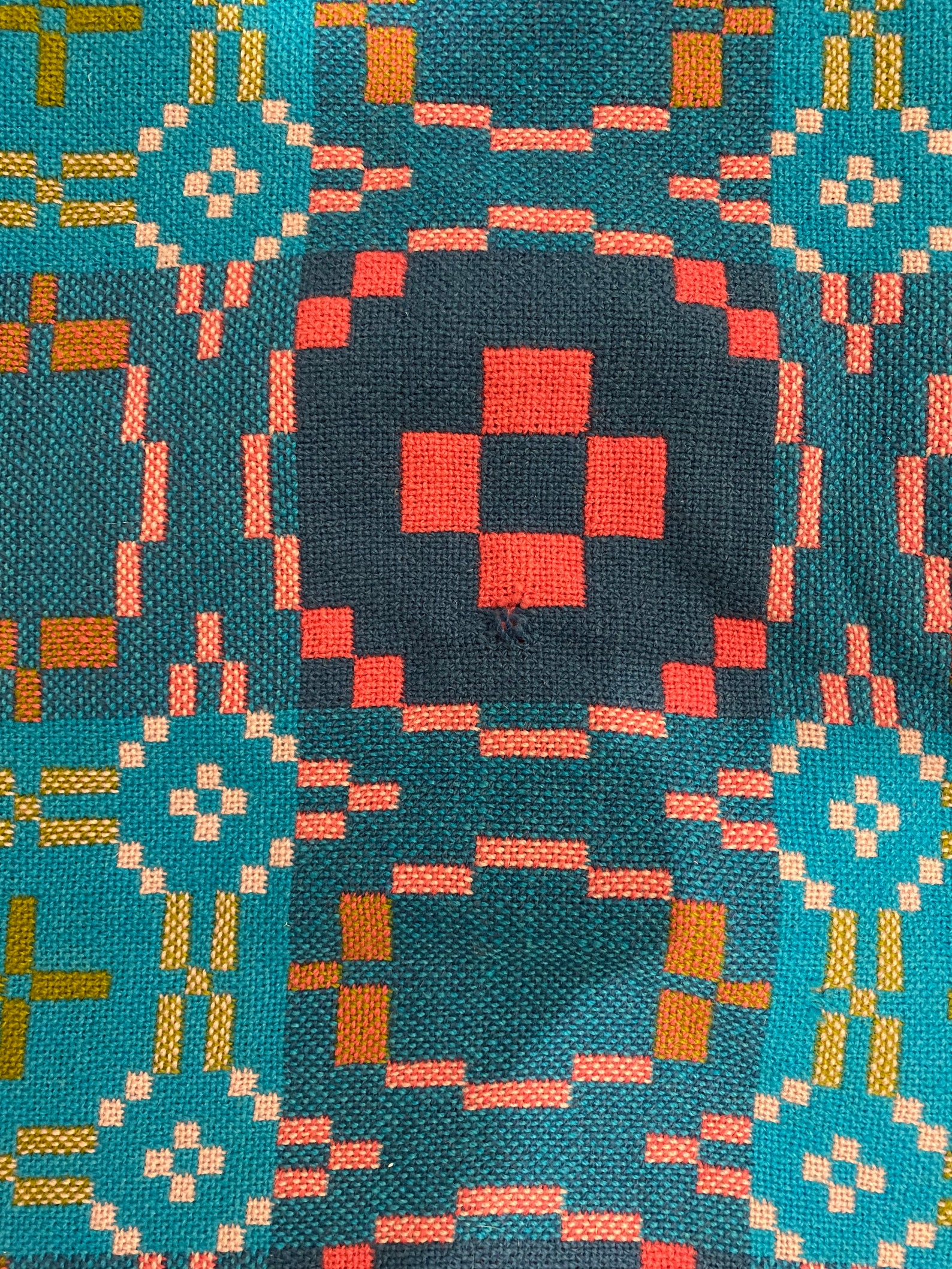 Original Antique Welsh Woollen Blanket Stunning Product Etsy