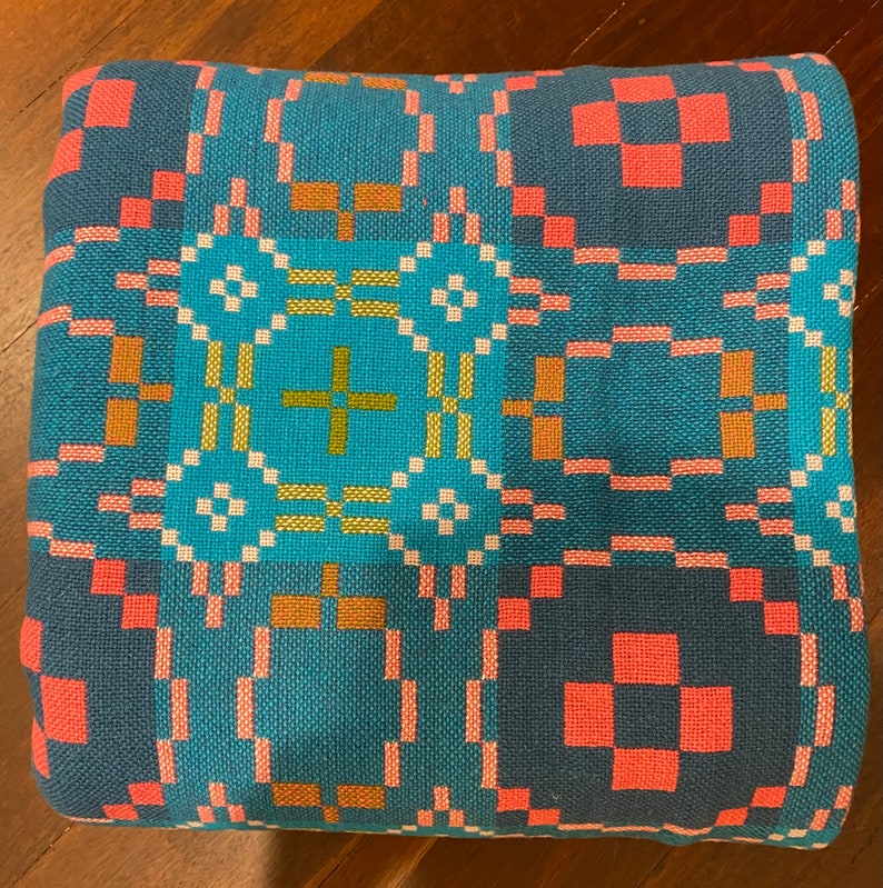 Original Antique Welsh Woollen Blanket Stunning Product Etsy