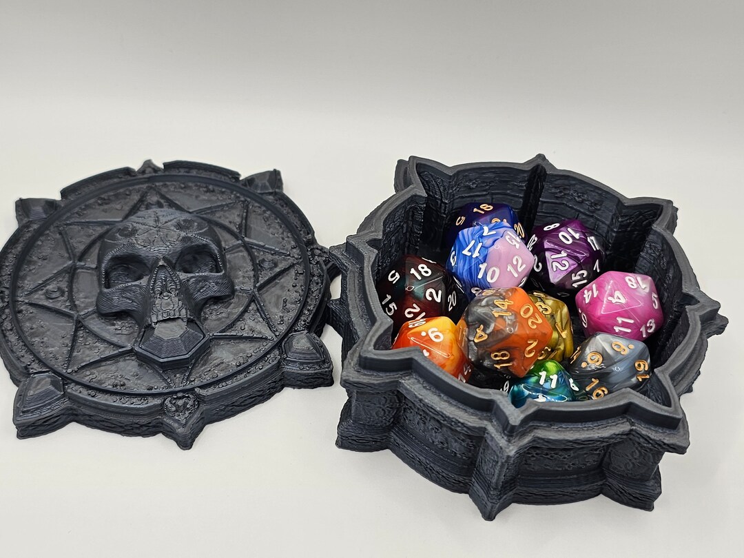 Fates End Necro Box Dice Vault Etsy