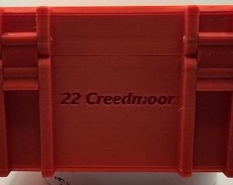 Ammo Storage Container for 22 Creedmoor ammo - 100 rounds