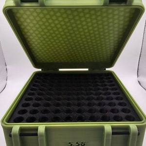 Ammo Storage Container for 5.56 Ammo - 100 rounds