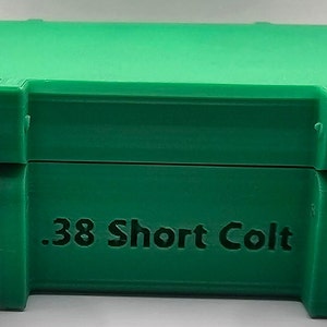 Ammo Storage Container for .38 Short Colt Ammo - 100 rounds