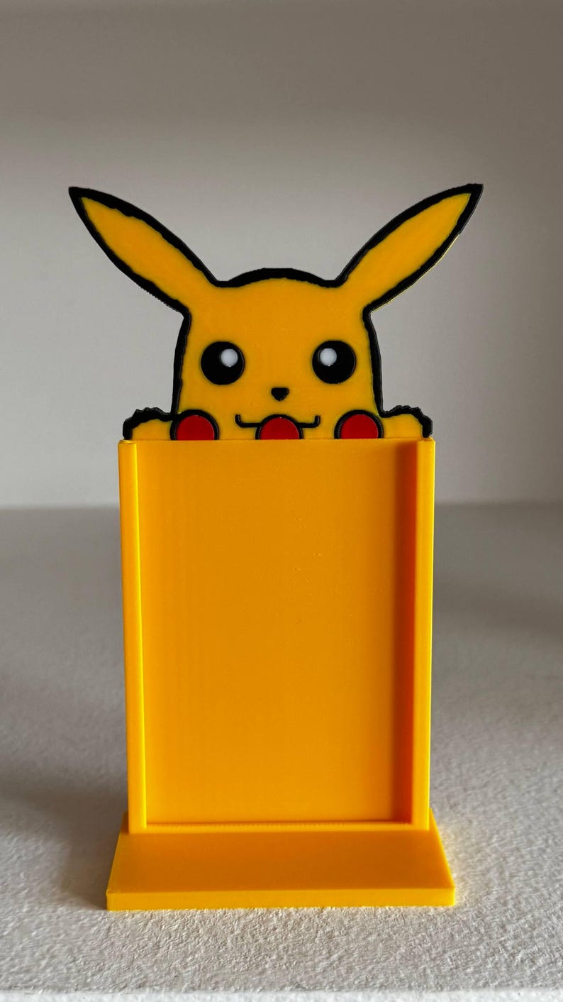 Pikachu Card Holder / Card Stand – 3D Print STL File – Fan Art - Etsy