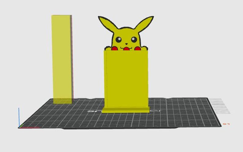 Pikachu Card Holder / Card Stand – 3D Print STL File – Fan Art - Etsy