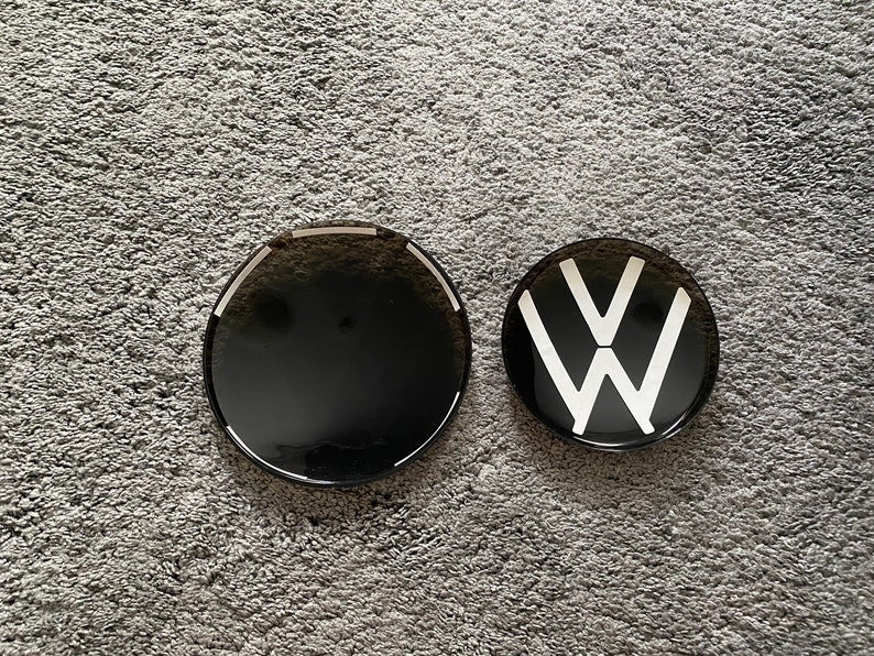 VW Golf 7 VII Front & Heck Emblem Schwarz Zeichen Logo Facelift VorFacelift Bild 4