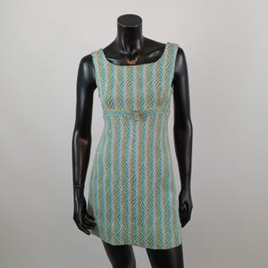 Vintage Mod Party Dress, Metallic Vintage Dress, Silver Vintage Dress, 60s Twiggy Dress, 60s Handmade Metallic Cocktail Dress 60s Mini Dress
