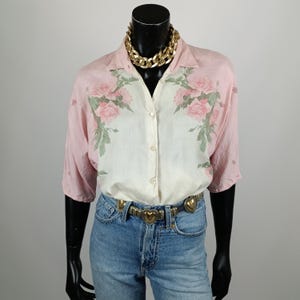 トップス 80's SPORTMAX pure silk blouse Sportmax Blouse - Etsy