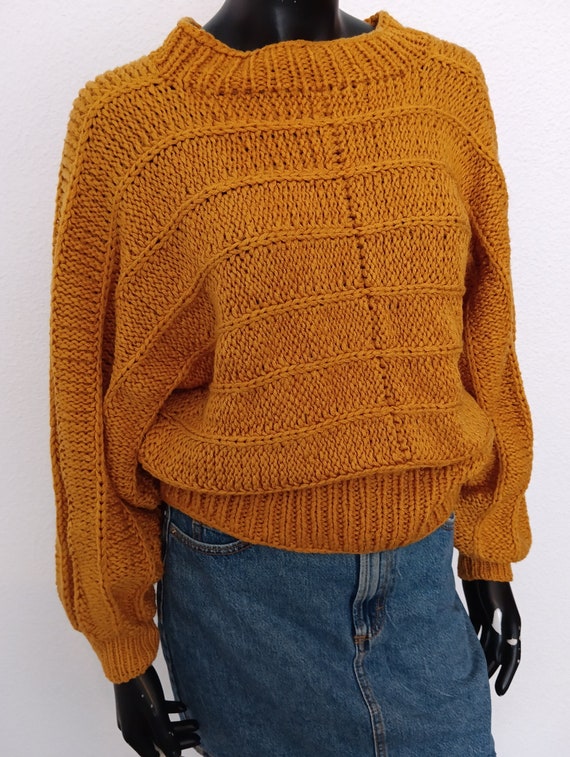 Mustard batwing jumper hotsell