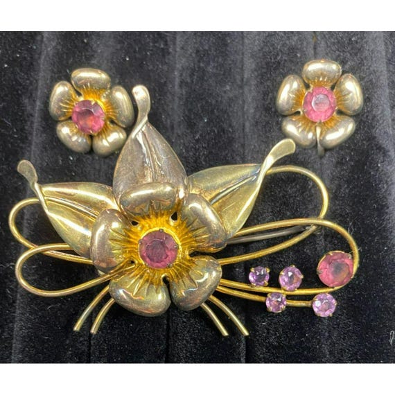 Broche Vintage Fantaisie Ancienne - Bijou D'occasion Rétro - Fabriqué En France