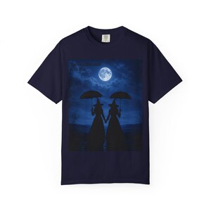 Witch Women with Umbrellas T-shirt | "There's a little witch in all of us." Practical Magic