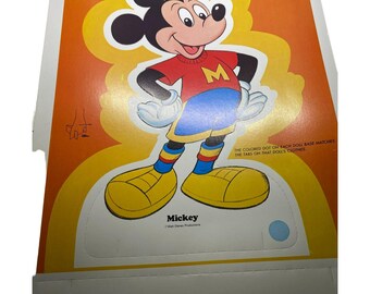 ヴィンテージ 1983 ウォルト・ディズニー ミッキー＆ミニー ペーパー