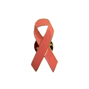 Pin de solapa con lazo rosa para concienciar sobre el cáncer de mama y cierre de presión