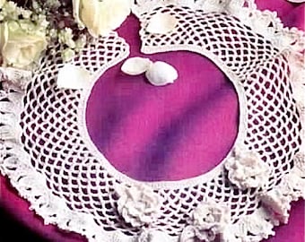 Crochet Collar Flower Pattern, crochet lace collar pattern, crochet flower pattern, vintage collar, crochet accessories, easy crochet