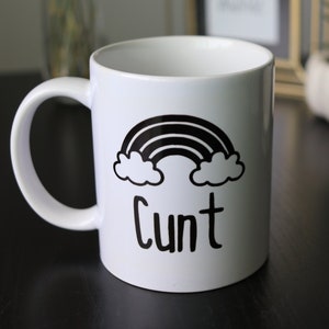 Funny coffee mug/ crude humor