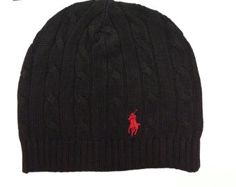 RALPH LAUREN ONE Size Cable Hat For Men 100% Cotton