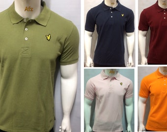LYLE AND SCOTT Short Sleeve Solid Colour Polo Shirt For Men