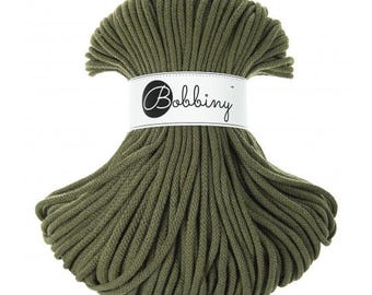 Bobbiny Braided Cord, 3mm and 5mm 108 yds, Macrame, Crochet, Knitting