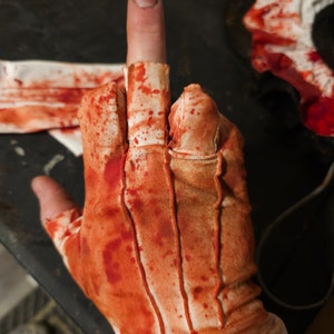 Fingerless Clown Gloves
